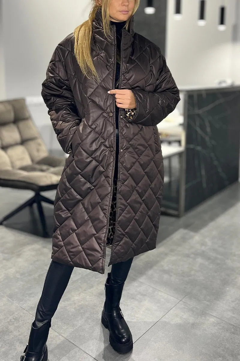 Danielle | Manteau Léopard Élégant